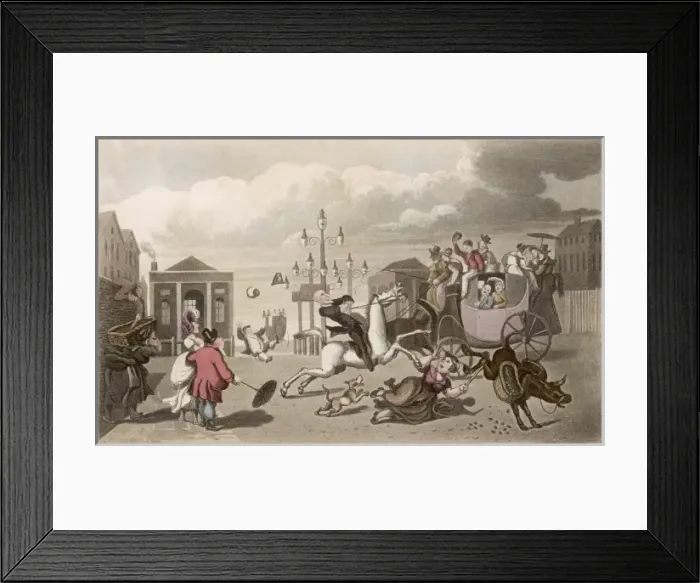 Framed Print : The Result of Purchasing a Blind Horse Framed Print : The Result of Purchasing a Blind Horse
