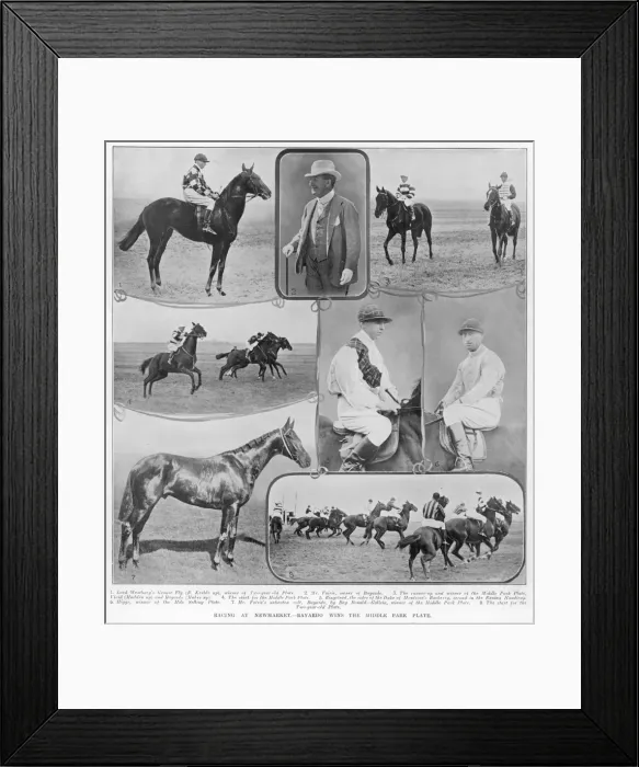Framed Print : Racing at Newmarket Framed Print : Racing at Newmarket