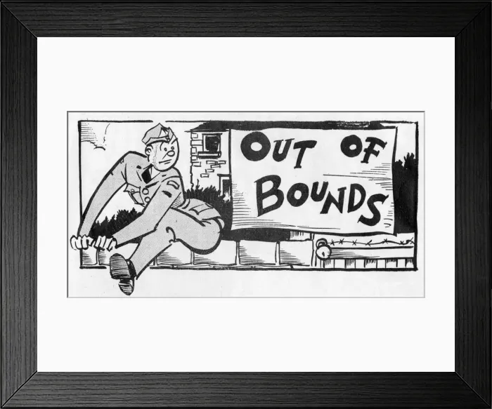 Framed Print : Air cadet climbing a fence Framed Print : Air cadet climbing a fence