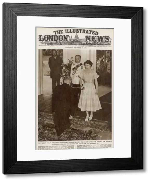 Framed Print : The Royal Visit to Jamaica Framed Print : The Royal Visit to Jamaica
