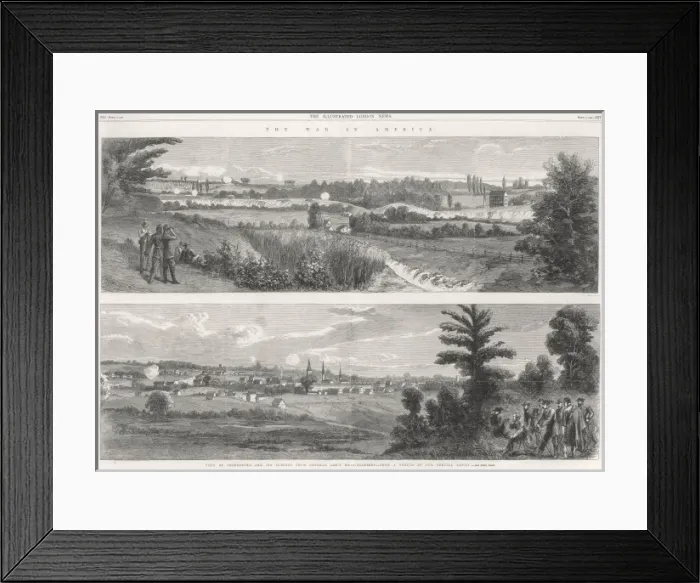 Framed Print : Petersburg, Virginia, from General Lees headquarters Framed Print : Petersburg, Virginia, from General Lees headquarters