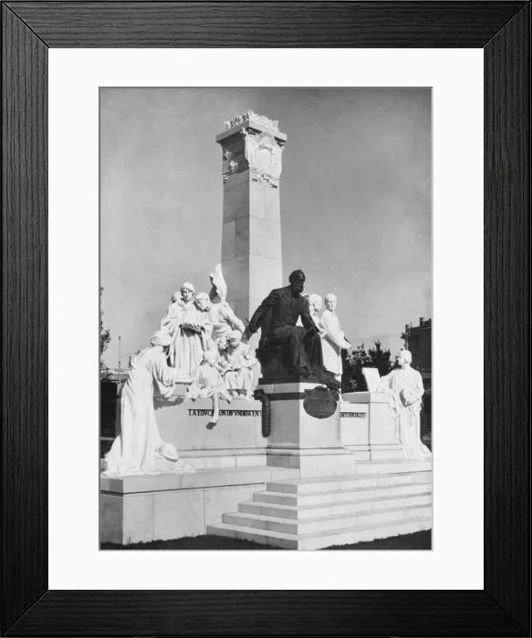 Framed Print : Monument to Jose Pedro Varela, Montevideo Framed Print : Monument to Jose Pedro Varela, Montevideo