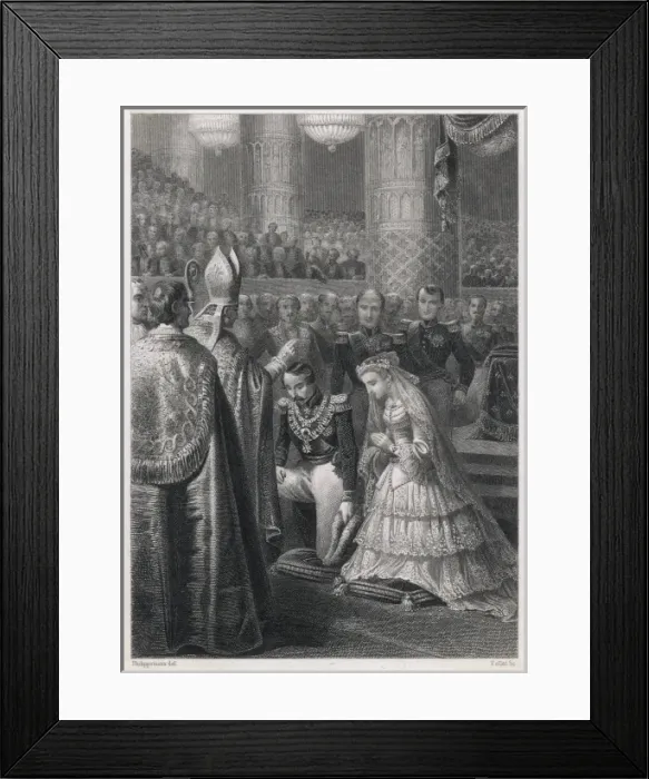 Framed Print : The marriage of Emperor Napoleon III Framed Print : The marriage of Emperor Napoleon III