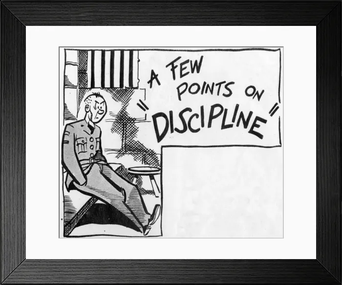 Framed Print : RAF cadet in prison Framed Print : RAF cadet in prison