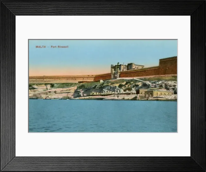 Framed Print : Malta - Fort Ricasoli Framed Print : Malta - Fort Ricasoli