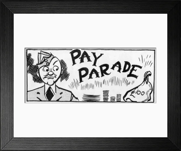 Framed Print : Air cadet on Pay Parade Framed Print : Air cadet on Pay Parade