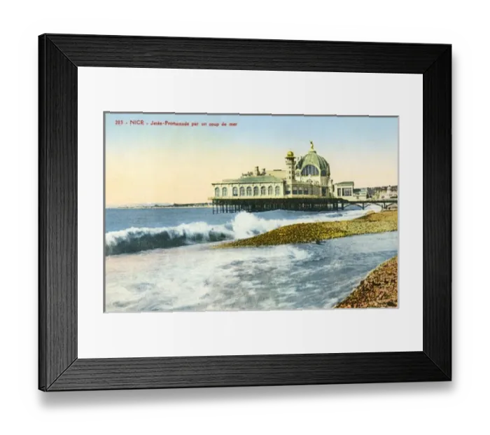 Framed Print : Nice - The Jetee Promenade Framed Print : Nice - The Jetee Promenade