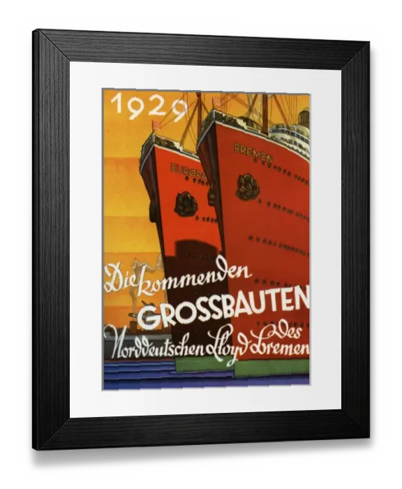 Framed Print : Bernd Reuters (1901-1958). Shipping 1. jpg Framed Print : Bernd Reuters (1901-1958). Shipping 1. jpg