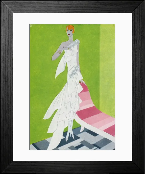 Framed Print : Deco fashion 14. Reynaldo Luza 1930. jpg Framed Print : Deco fashion 14. Reynaldo Luza 1930. jpg