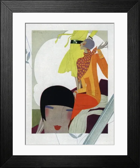 Framed Print : Deco fashion 3. Leon Benigni 1930. jpg Framed Print : Deco fashion 3. Leon Benigni 1930. jpg
