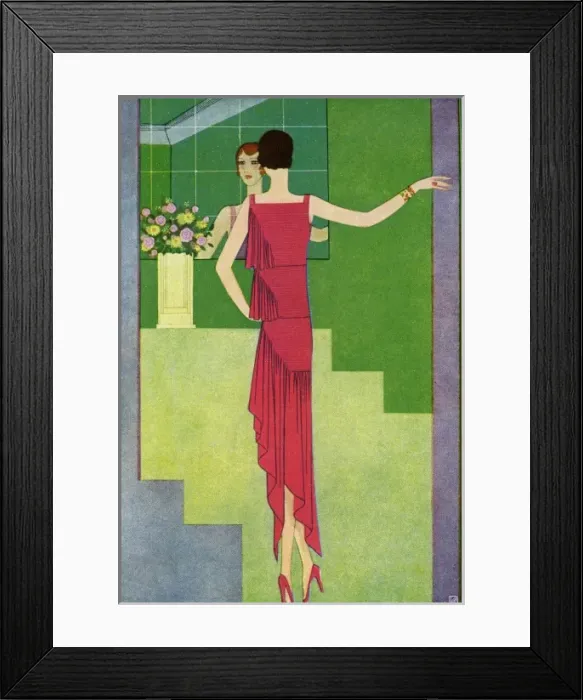 Framed Print : Deco fashion 12. Reynaldo Luza 1930. jpg Framed Print : Deco fashion 12. Reynaldo Luza 1930. jpg
