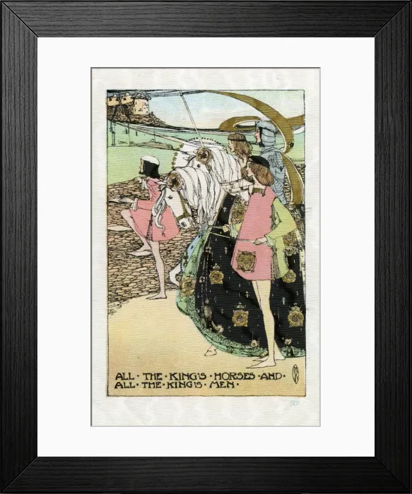 Framed Print : Millar & Lang. All The Kings Horses. Jessie King. 1904. jpg Framed Print : Millar & Lang. All The Kings Horses. Jessie King. 1904. jpg