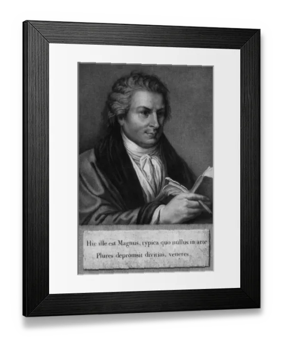 Framed Print : Giambattista Bodoni (1740-1813). jpg Framed Print : Giambattista Bodoni (1740-1813). jpg