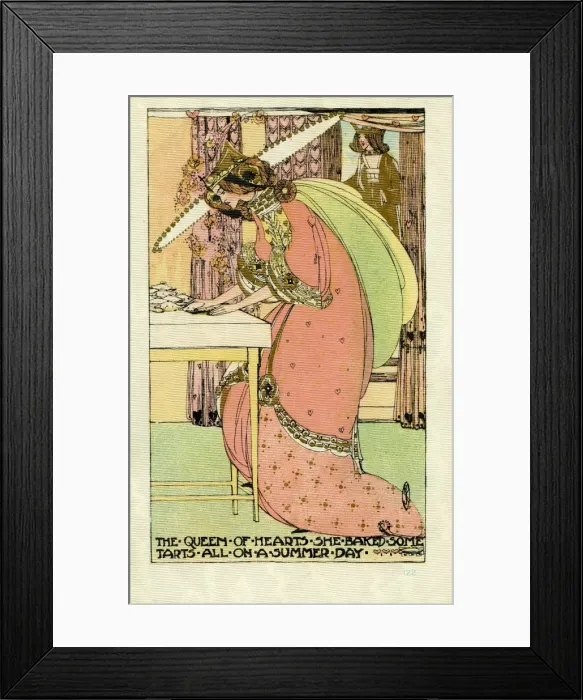 Framed Print : Millar & Lang. The Queen of Hearts. Jessie King. 1904. jpg Framed Print : Millar & Lang. The Queen of Hearts. Jessie King. 1904. jpg