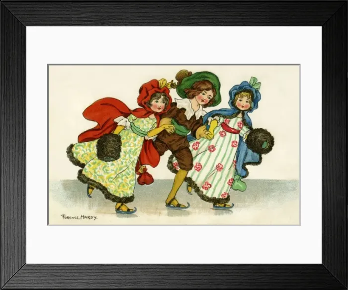 Framed Print : Misch. On the Ice 1. Florence Hardy 1906. jpg Framed Print : Misch. On the Ice 1. Florence Hardy 1906. jpg