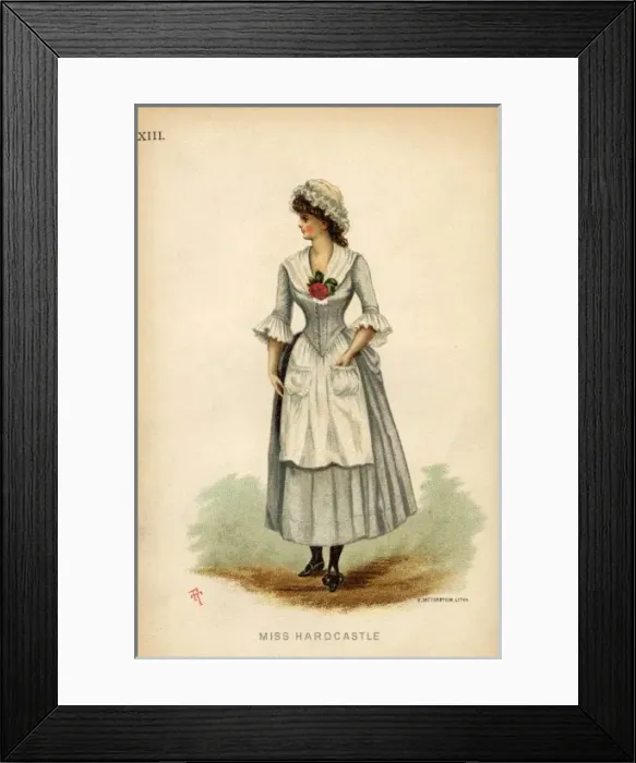 Framed Print : Miss Hardcastle