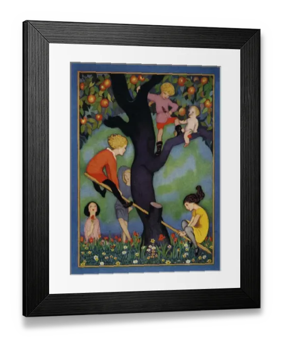 Framed Print : Tuck. See-Saw Margery Daw. Jennie Harbour. c. 1922. jpg Framed Print : Tuck. See-Saw Margery Daw. Jennie Harbour. c. 1922. jpg