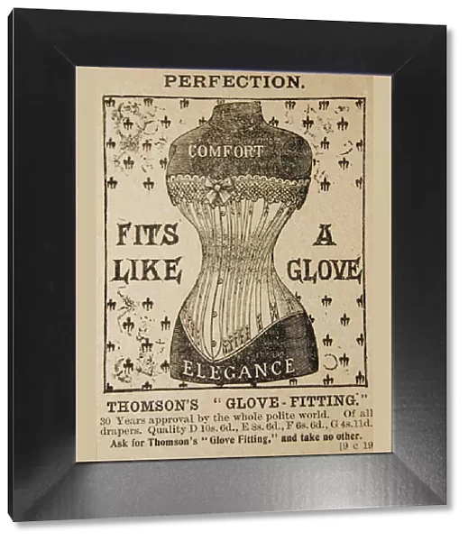 Advertisement for Thomsons glove-fitting corset