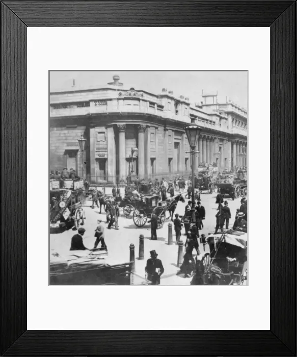 Framed Print : Bank of England, Threadneedle Street, London Framed Print : Bank of England, Threadneedle Street, London