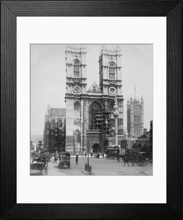 Framed Print : West Front of Westminster Abbey, London Framed Print : West Front of Westminster Abbey, London
