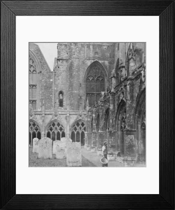 Framed Print : Cloister Graveyard, Canterbury Cathedral Framed Print : Cloister Graveyard, Canterbury Cathedral