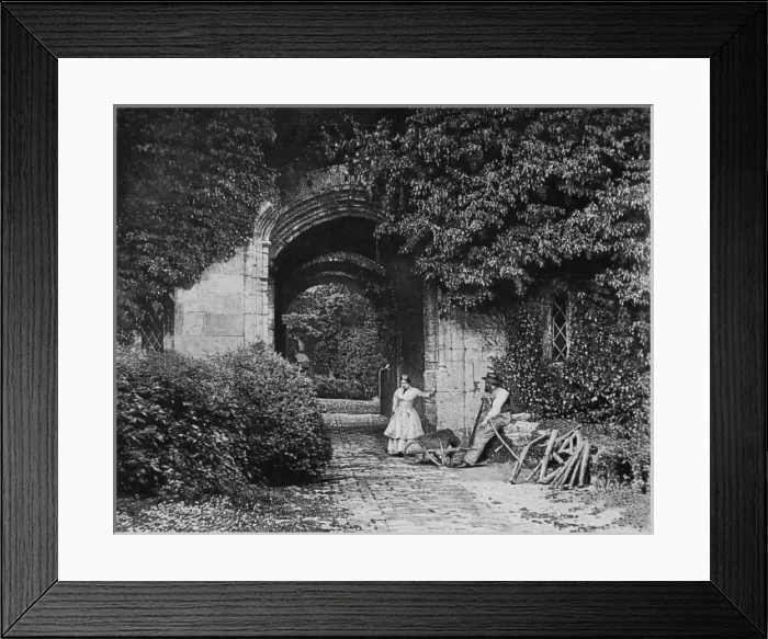 Framed Print : Entrance to Raglan Castle, Monmouthshire Framed Print : Entrance to Raglan Castle, Monmouthshire