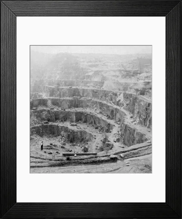 Framed Print : Penrhyn Slate Quarry - Wales Framed Print : Penrhyn Slate Quarry - Wales