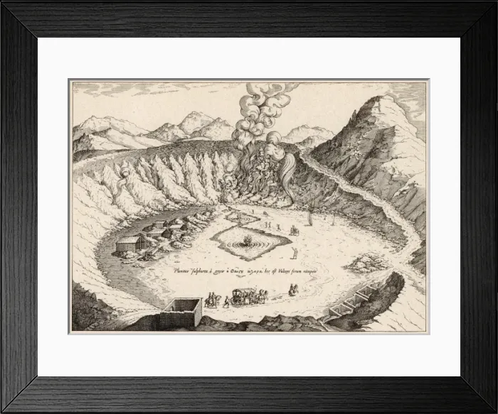 Framed Print : Volcano crater visit, Pozzuoli Framed Print : Volcano crater visit, Pozzuoli