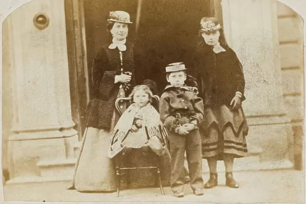 Victorian mother and three children (Polhill-Turner family)