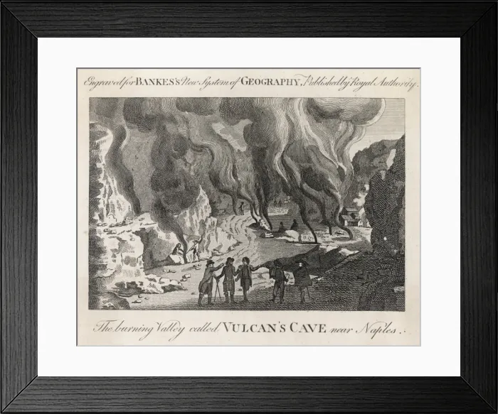 Framed Print : Vulcans Cave, Italy Framed Print : Vulcans Cave, Italy