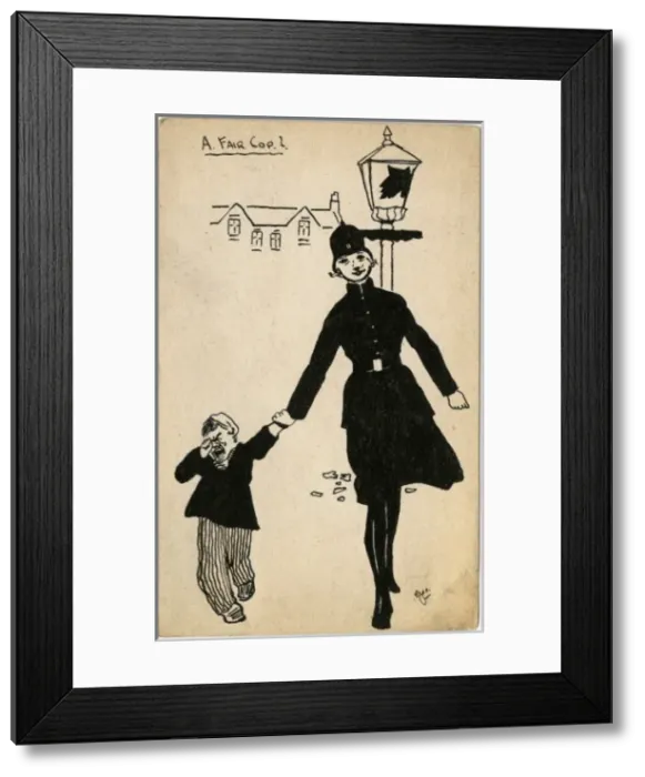 Framed Print : A Fair Cop by George Ranstead Framed Print : A Fair Cop by George Ranstead