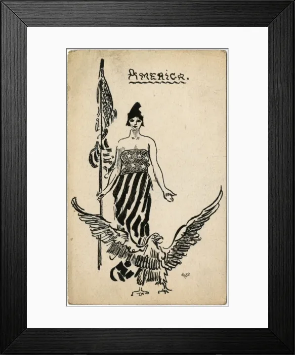 Framed Print : America by George Ranstead Framed Print : America by George Ranstead