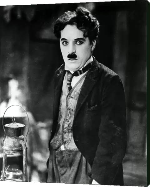 Charlie Chaplin as the little tramp