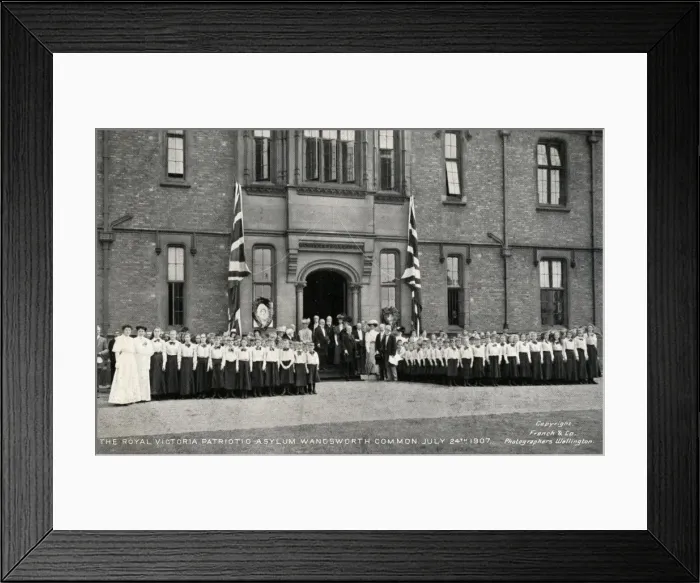 Framed Print : Royal visit to Victoria Patriotic Asylum, Wandsworth Common Framed Print : Royal visit to Victoria Patriotic Asylum, Wandsworth Common