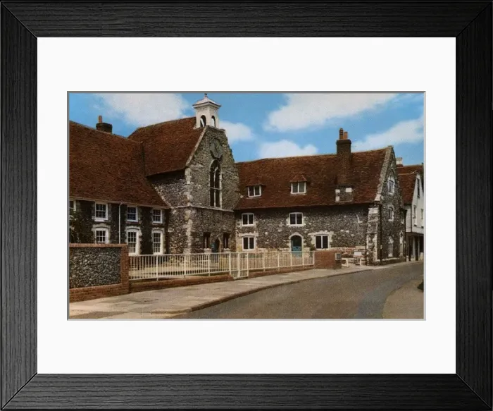 Framed Print : Poor Priests Hospital, Canterbury, Kent Framed Print : Poor Priests Hospital, Canterbury, Kent