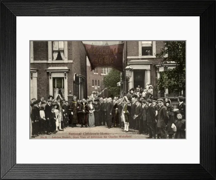 Framed Print : Sir Charles Wakefield at National Childrens Home, London Framed Print : Sir Charles Wakefield at National Childrens Home, London