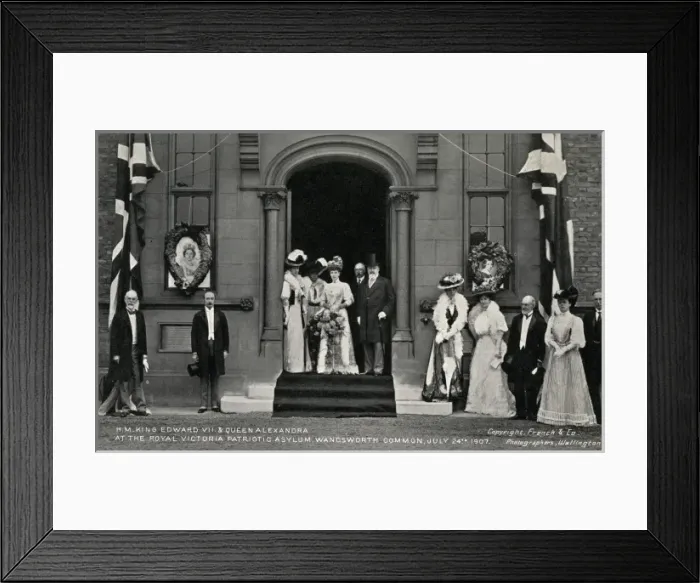 Framed Print : Royal visit to Victoria Patriotic Asylum, Wandsworth Common Framed Print : Royal visit to Victoria Patriotic Asylum, Wandsworth Common