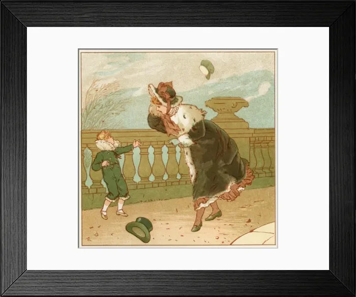 Framed Print : Weather, March winds