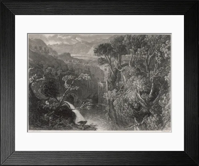 Framed Print : Foyers from above the fall Framed Print : Foyers from above the fall