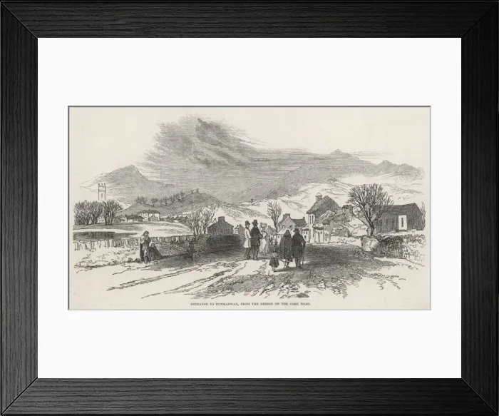 Framed Print : Dunmanway from the Cork Road bridge Framed Print : Dunmanway from the Cork Road bridge