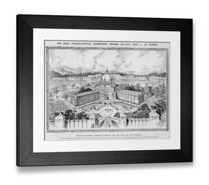 Framed Print : The Irish International Exhibition 1907 Framed Print : The Irish International Exhibition 1907