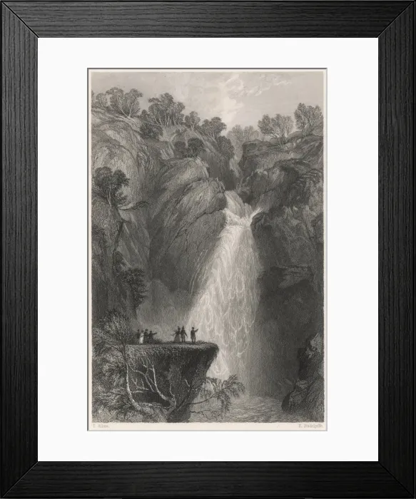 Framed Print : Fall of Foyers, Scotland Framed Print : Fall of Foyers, Scotland