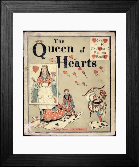 Framed Print : Nursery, rhyme, The Queen of Hearts, Caldecott Framed Print : Nursery, rhyme, The Queen of Hearts, Caldecott