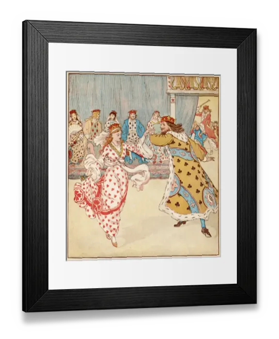 Framed Print : Nursery, rhyme, The Queen of Hearts, Caldecott, 6 of 8 Framed Print : Nursery, rhyme, The Queen of Hearts, Caldecott, 6 of 8