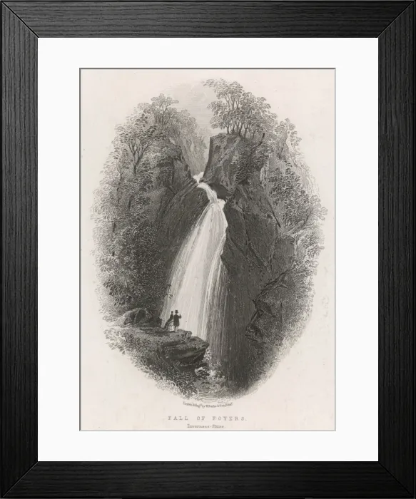 Framed Print : Fall of Foyers, Scotland Framed Print : Fall of Foyers, Scotland