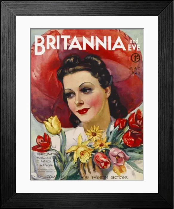 Framed Print : Britannia and Eve front cover Framed Print : Britannia and Eve front cover