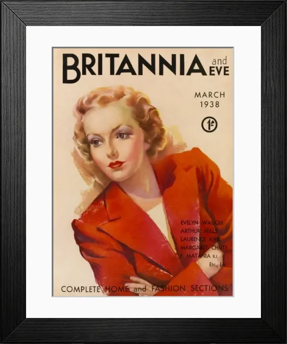Framed Print : Britannia and Eve front cover Framed Print : Britannia and Eve front cover