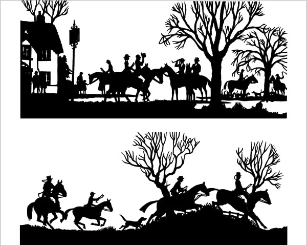 Silhouettes of the Chase by H. L. Oakley