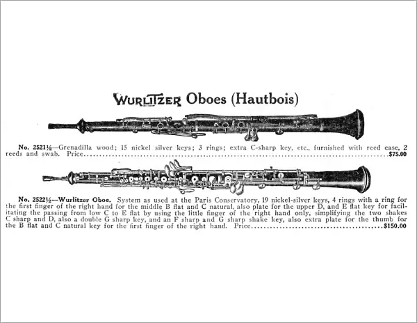 Oboe, Wurlitzer