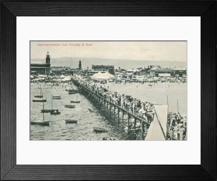 Framed Print : Commemoration Day, Glenelg Framed Print : Commemoration Day, Glenelg